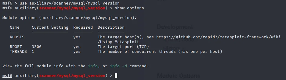 Illustration 1 — Hacker une base de donnée de type MYSQL avec Metasploit - Attaque bruteforce sur Metasploitable