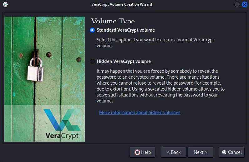 Illustration 8 — Comment chiffrer des données avec VeraCrypt sous Linux