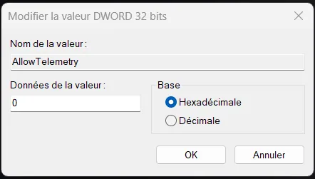 Illustration 6 — Comment désactiver la collecte de données intrusive et excessive sur Windows