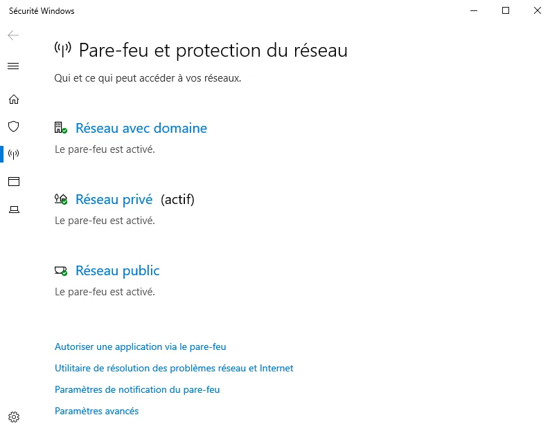 Illustration 3 — Pare-feu Windows