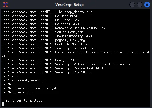 Illustration 4 — Comment chiffrer des données avec VeraCrypt sous Linux