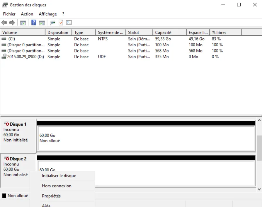 Illustration 6 — Configurer le RAID sur un PC Windows