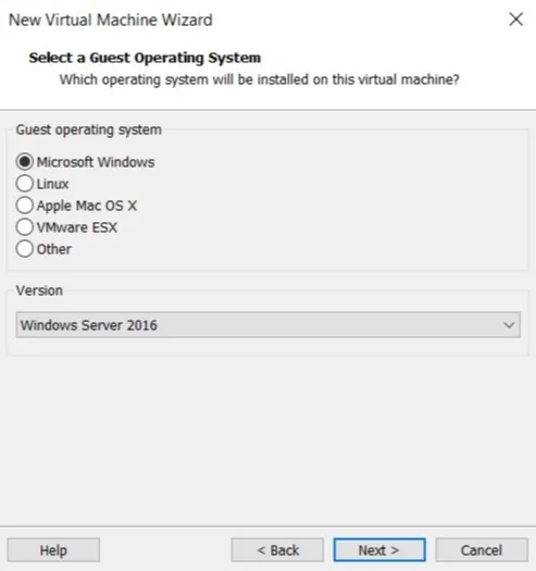 Illustration 5 — Guide VMware Workstation - Créer une machine virtuelle