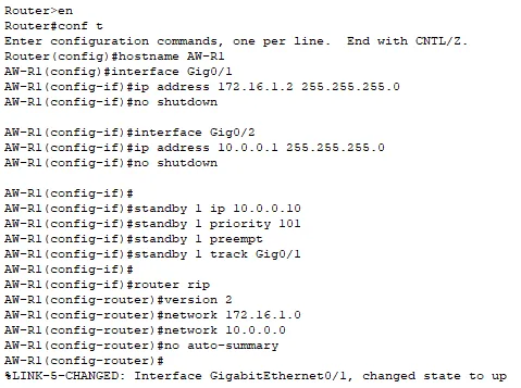 Illustration 4 — HSRP – HOT STANDBY ROUTING PROTOCOL
