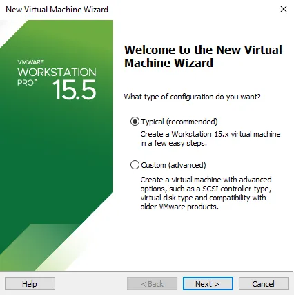 Illustration 3 — Guide VMware Workstation - Créer une machine virtuelle