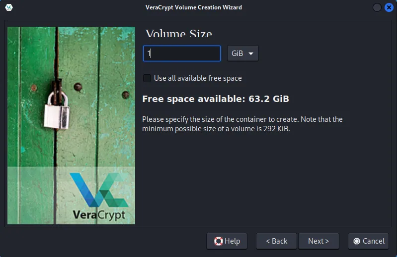 Illustration 11 — Comment chiffrer des données avec VeraCrypt sous Linux