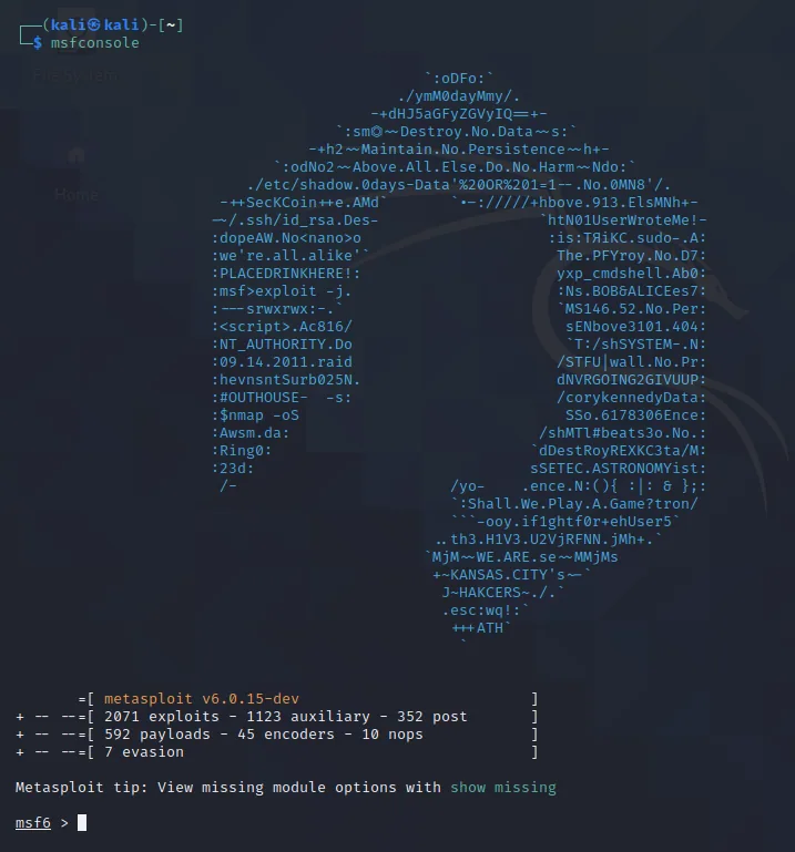 Illustration 6 — Conception d'un virus type Cheval de Troie/Trojan avec Kali Linux