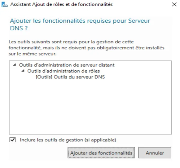 Illustration 9 — Installation d'un contrôleur de domaine avec Windows Server 2022, 2019, 2016 et 2012