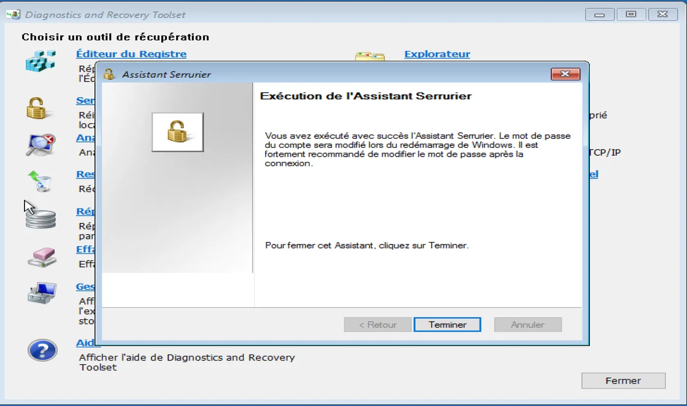 Illustration 13 — Microsoft Diagnostics and Recovery Tools (DaRT)