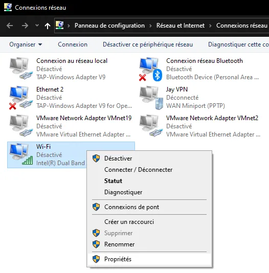 Illustration 4 — Comment changer DNS sur Windows
