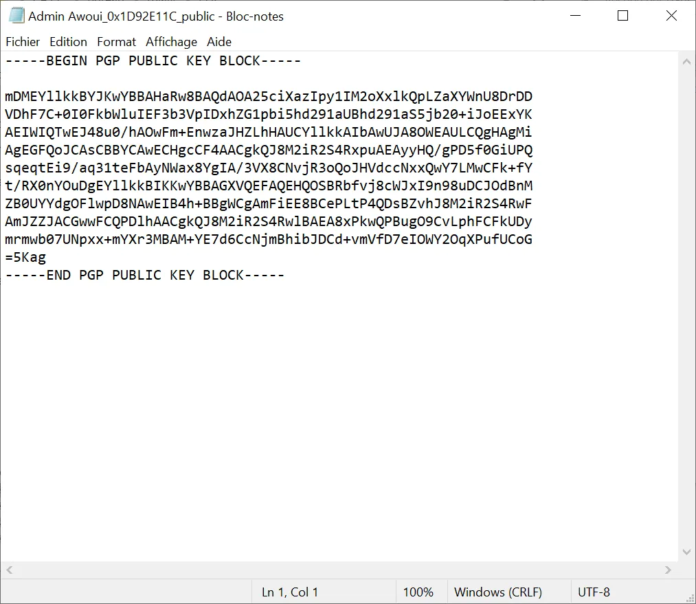 Illustration 10 — Comment chiffrer et déchiffrer des messages avec le logiciel Kleopatra
