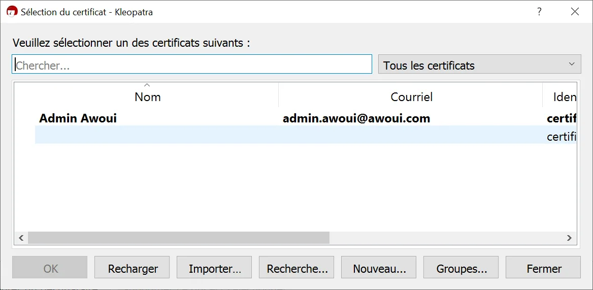 Illustration 18 — Comment chiffrer et déchiffrer des messages avec le logiciel Kleopatra