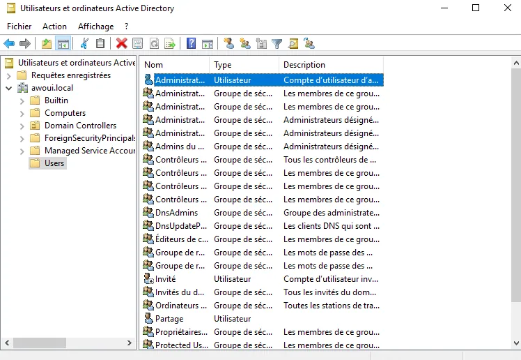 Illustration 3 — Comment déclarer des ressources Active Directory ?