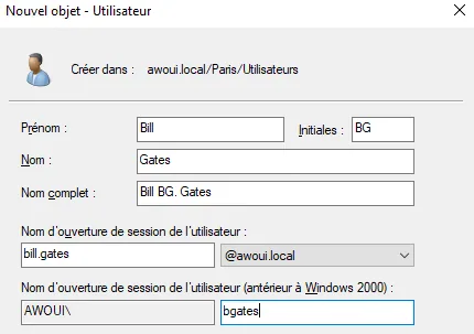 Illustration 8 — Comment déclarer des ressources Active Directory ?
