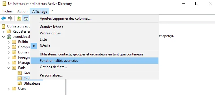 Illustration 2 — Comment désactiver la protection contre la suppression accidentelle ?
