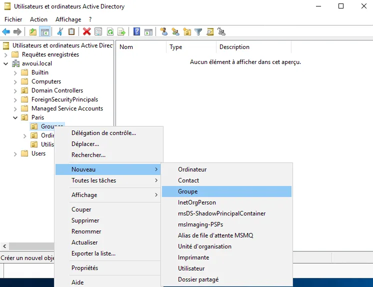 Illustration 11 — Comment déclarer des ressources Active Directory ?