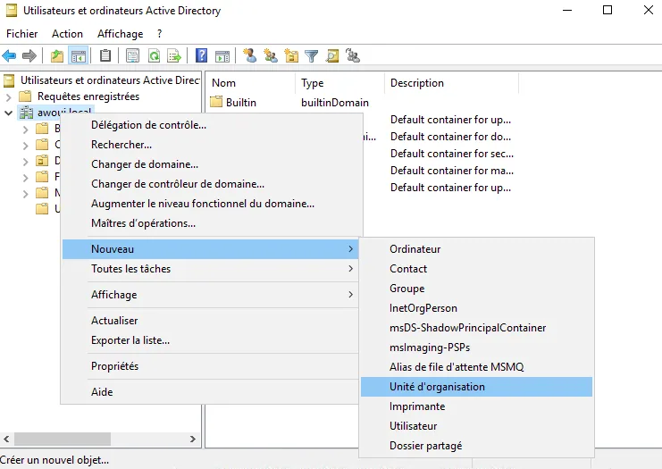 Illustration 4 — Comment déclarer des ressources Active Directory ?