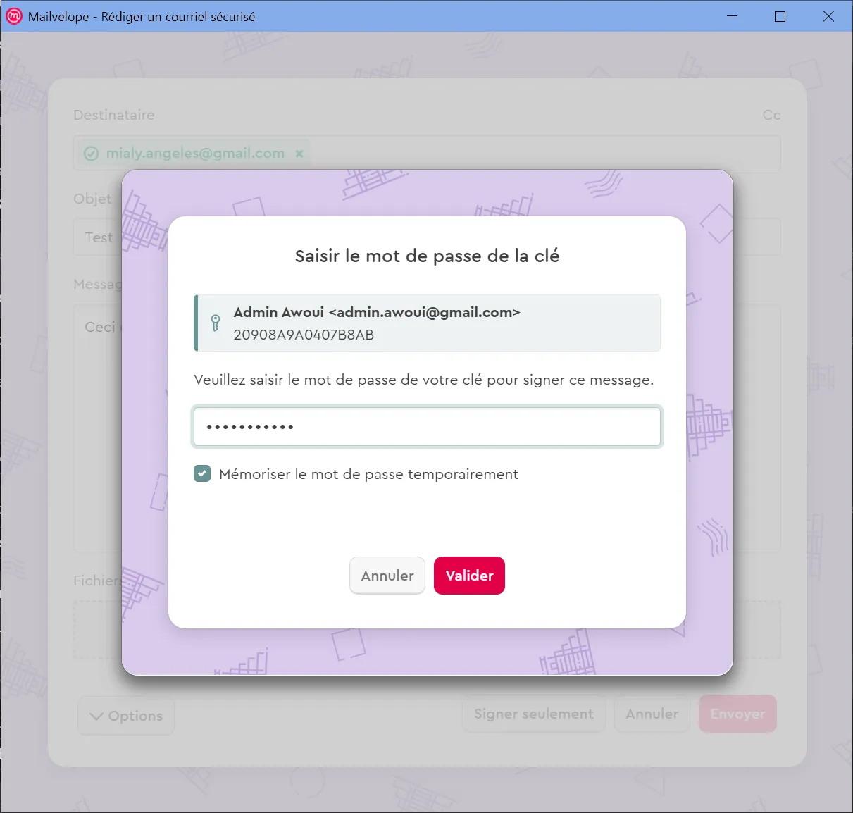 Illustration 7 — Comment mettre en place un échange de mail sécurisé avec un protocole PGP ?