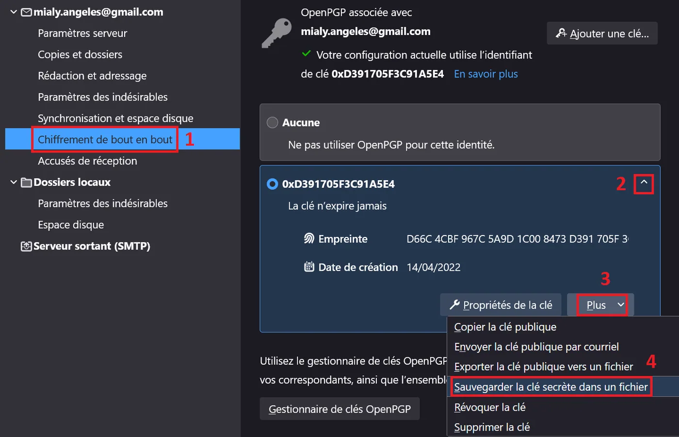 Illustration 26 — Comment mettre en place un échange de mail sécurisé avec un protocole PGP ?