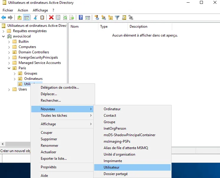 Illustration 7 — Comment déclarer des ressources Active Directory ?