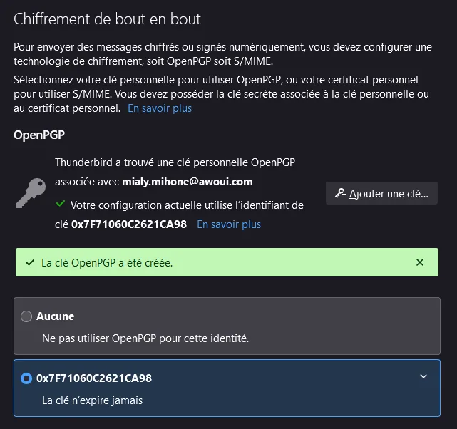 Illustration 21 — Comment mettre en place un échange de mail sécurisé avec un protocole PGP ?
