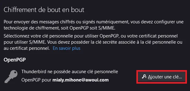 Illustration 18 — Comment mettre en place un échange de mail sécurisé avec un protocole PGP ?