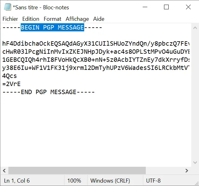 Illustration 20 — Comment chiffrer et déchiffrer des messages avec le logiciel Kleopatra
